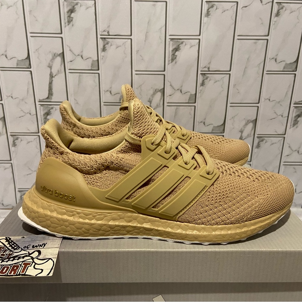 Adidas Ultraboost 5.0 DNA Ultra Boost 4D tan Running Shoes Womens